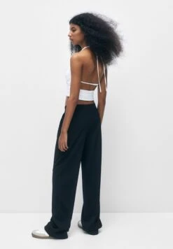 PULL & BEAR Broek - Black -Dameskleding Winkel 087028c47c9441f69a9d0989426fddcb