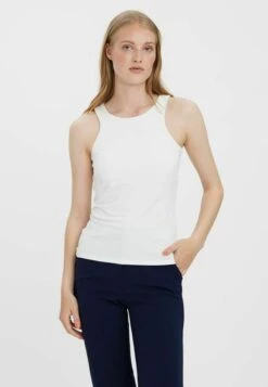 Dameskleding Winkel 15 Vero Moda Bianca Sl Noos - Top - Snow White