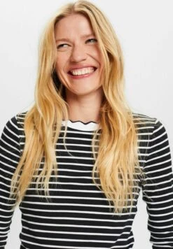 ESPRIT Muschelkante Am Ausschnitt - Longsleeve - Black 14 ESPRIT Muschelkante Am Ausschnitt - Longsleeve - Black -Dameskleding Winkel 3b4e6e0b5a0a48d09a5ec484746cc247