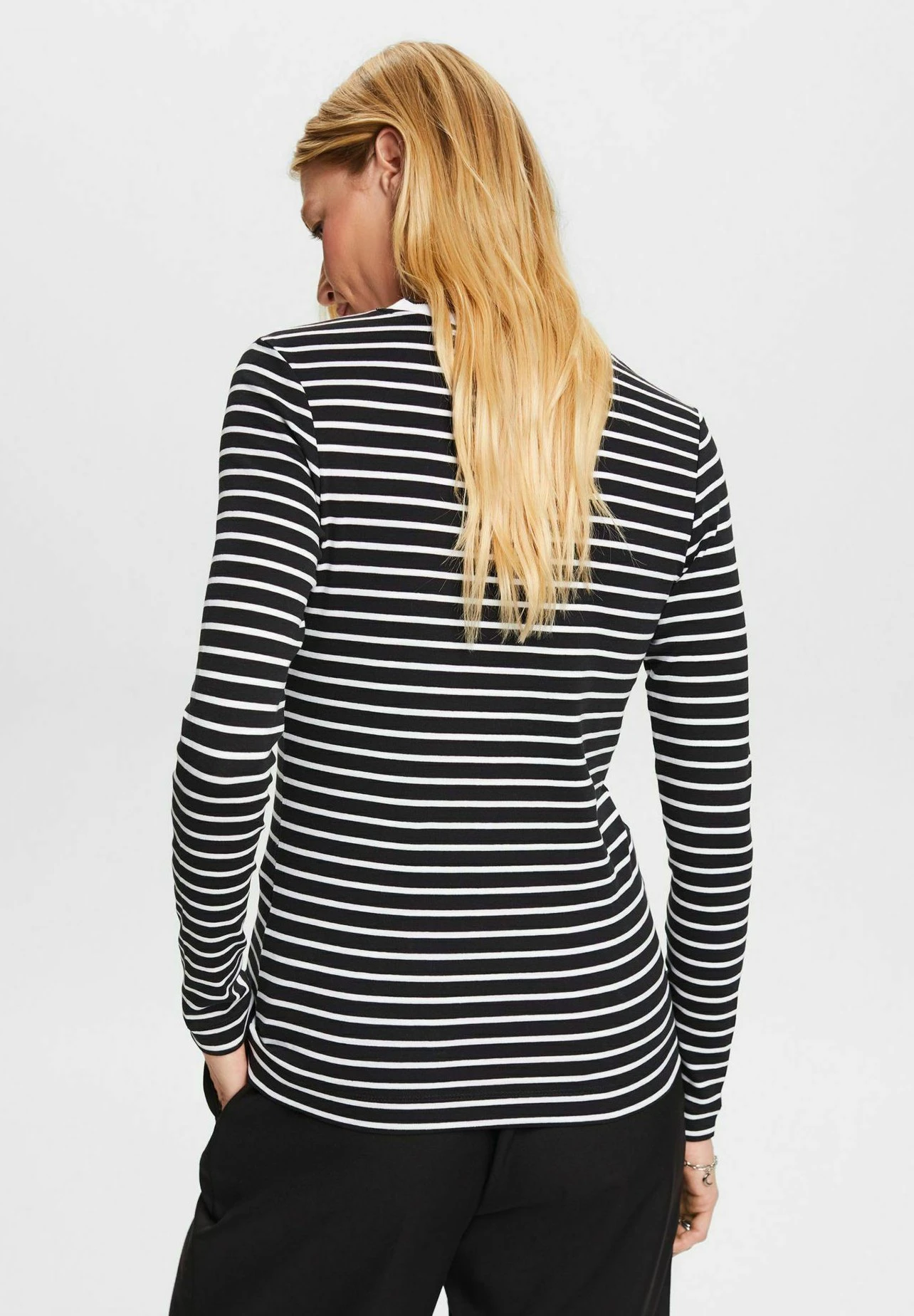 ESPRIT Muschelkante Am Ausschnitt - Longsleeve - Black 3 ESPRIT Muschelkante Am Ausschnitt - Longsleeve - Black - Afbeelding 3