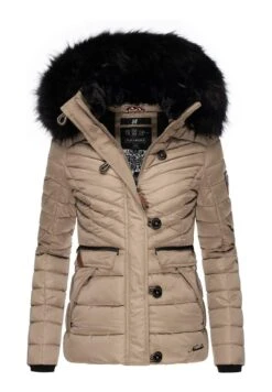 Dameskleding Winkel 13 Navahoo Winterjas - Taupe Grey