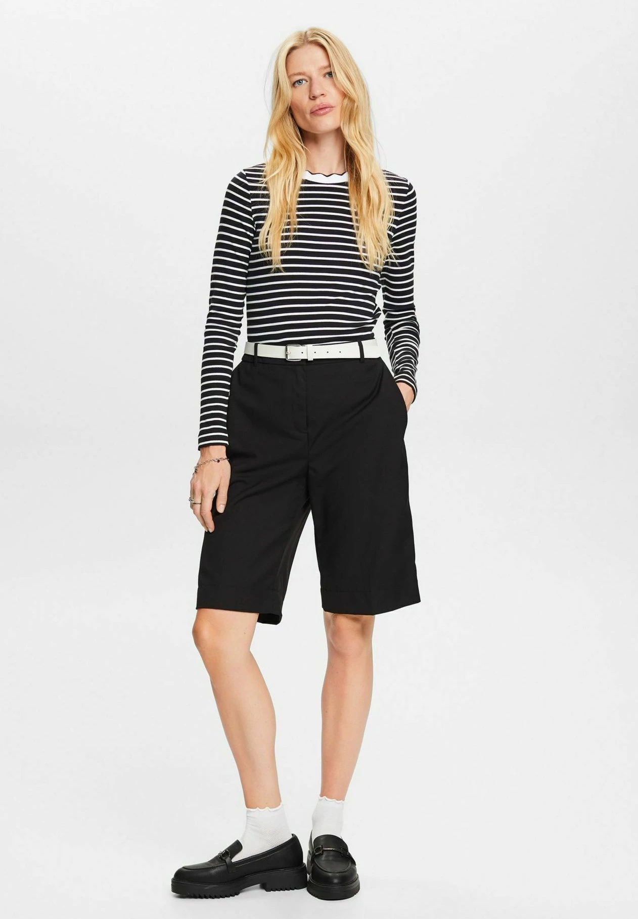 ESPRIT Muschelkante Am Ausschnitt - Longsleeve - Black 2 ESPRIT Muschelkante Am Ausschnitt - Longsleeve - Black - Afbeelding 2