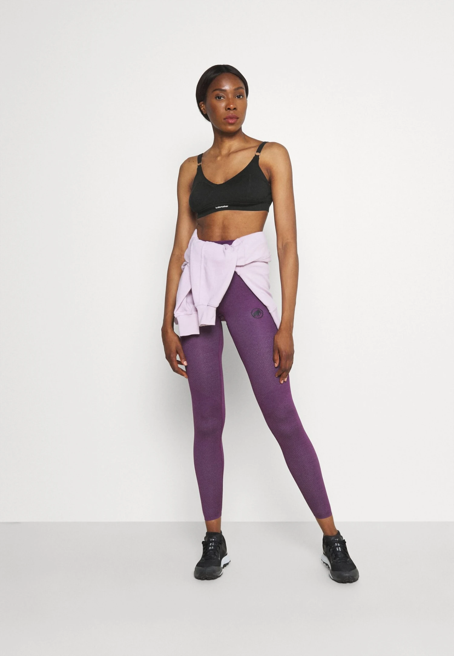 Icebreaker Merino Queens Clasp Bra - Sport Bh - Black 2 Icebreaker Merino Queens Clasp Bra - Sport Bh - Black - Afbeelding 2