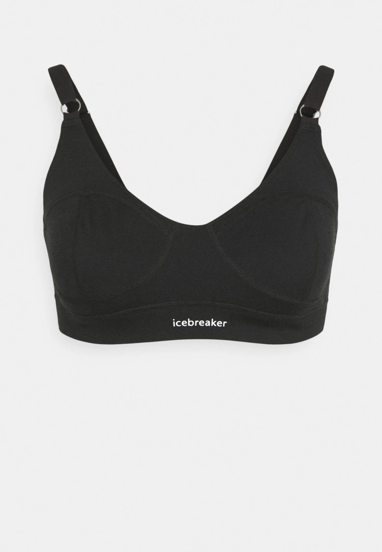 Icebreaker Merino Queens Clasp Bra - Sport Bh - Black 4 Icebreaker Merino Queens Clasp Bra - Sport Bh - Black - Afbeelding 4