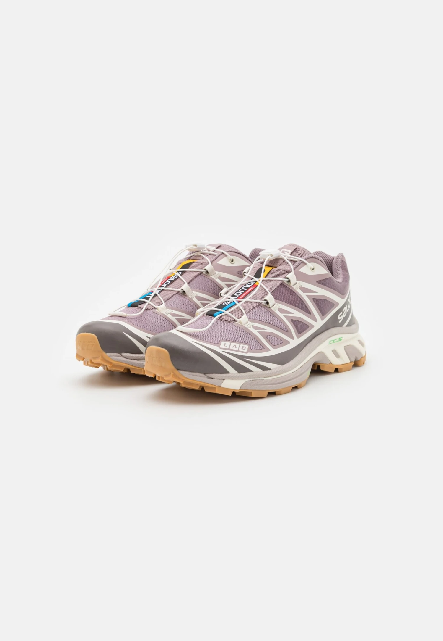 Salomon Xt-6 Unisex - Sneakers Laag - Quail/Plum Kitten/Vanilla Ice 2 Salomon Xt-6 Unisex - Sneakers Laag - Quail/Plum Kitten/Vanilla Ice - Afbeelding 2