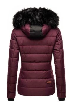 Marikoo Unique - Winterjas - Dark Red Melange -Dameskleding Winkel cd9189bacada401fa754f854e9f94e96
