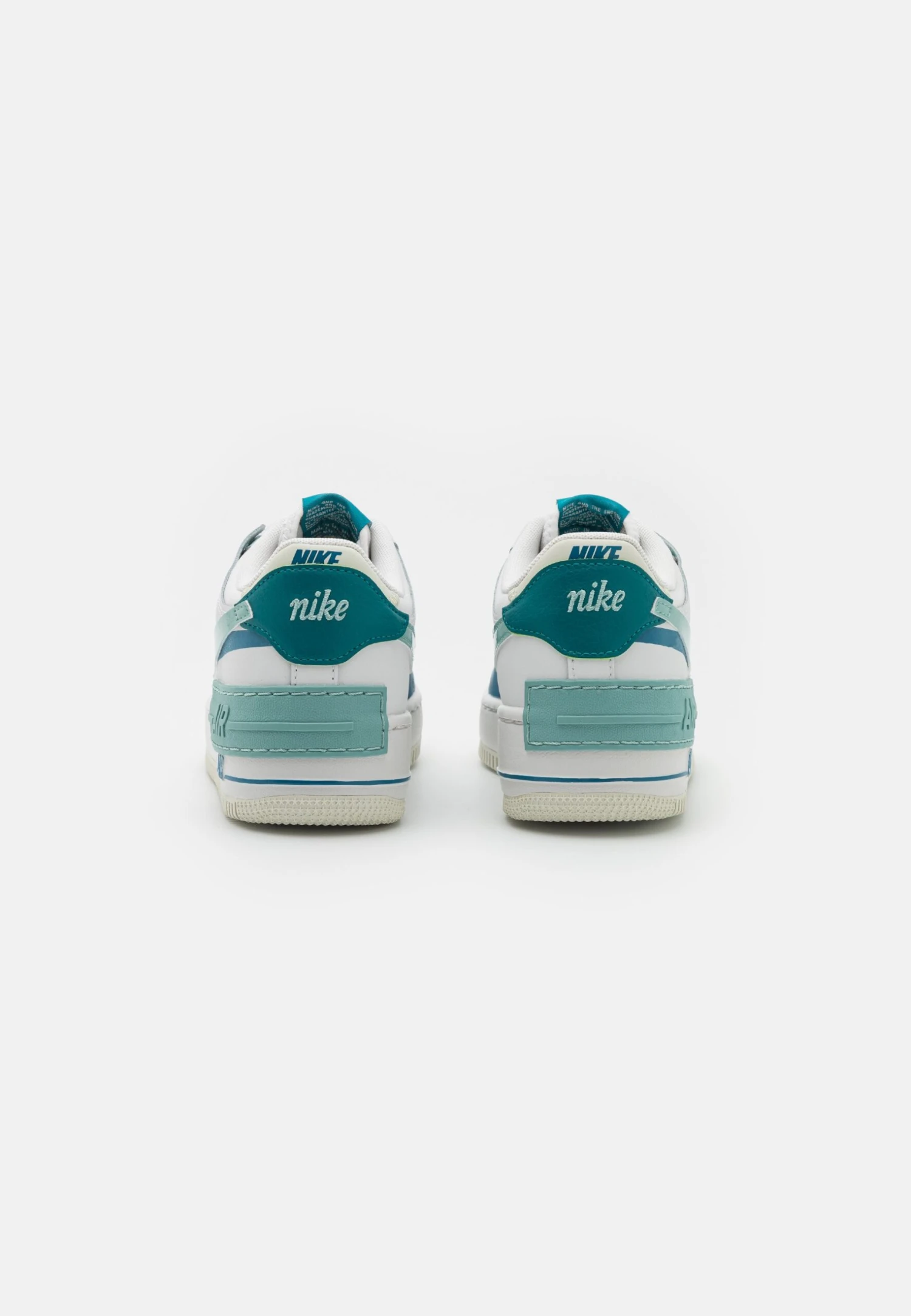 Nike Sportswear W Af1 Shadow - Sneakers Laag - Summit White/Mineral/Industrial Blue/Geode Teal/Sea Glass 4 Nike Sportswear W Af1 Shadow - Sneakers Laag - Summit White/Mineral/Industrial Blue/Geode Teal/Sea Glass - Afbeelding 4